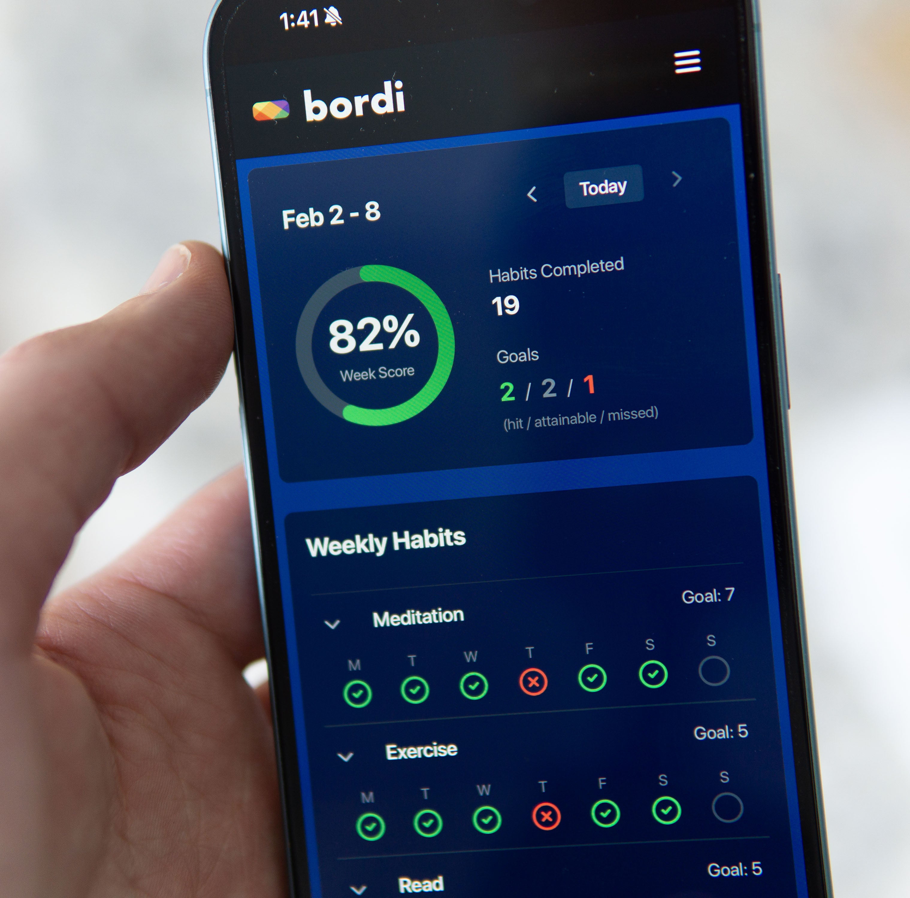 Bordi Habit Tracker V2